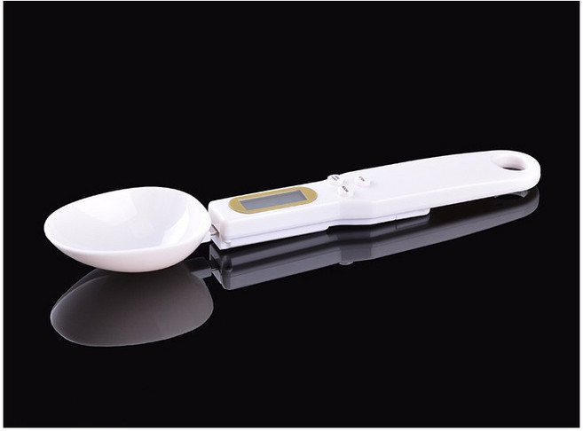 주방디지털 스푼저울 숟가락저울 커피 음식 밀가루 분말 베이킹 0.1g-500g, OW-H3, 화이트1, 0.5kg