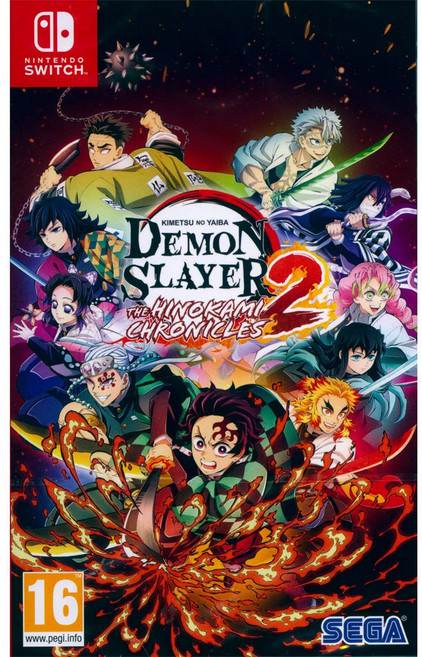 NS SWITCH 鬼滅之刃 火之神血風譚2 Demon Slayer 2 (一起玩) Switch 遊戲, 中文歐版