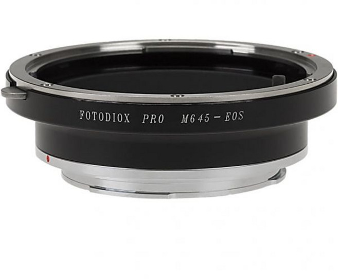 캐논 EOS EFEF-s 카메라에서 마미야 645 MF 렌즈와 호환되는 포토디옥스 프로 렌즈 마운트 어댑터, 1개