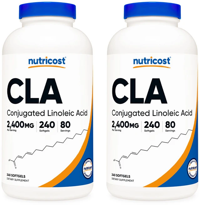 뉴트리코스트 CLA 2400mg 소프트젤 240캡슐, 240정, 2개 - 쿠팡