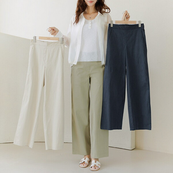 데드라 99size 클린코튼세미와이드팬츠 PTF3059