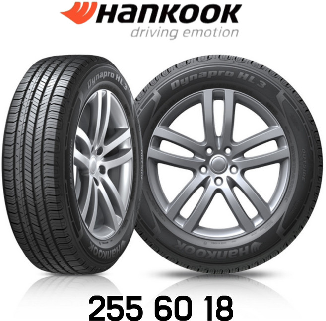 한국타이어255 60 18 다이나프로HL3 RA45 2556018, 장착 미포함, 1개