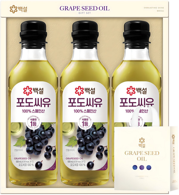 백설 포도씨유 선물세트 3호, 1세트