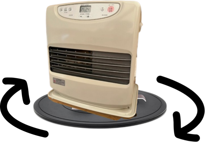 일상보기 팬히터회전받침대 회전받침대 신일팬히터 1200 900 300 파세코 토요토미, T-404(지름40cm), 1개