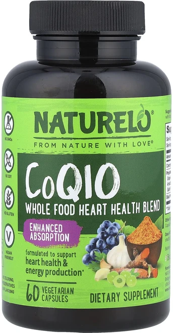 새해 첫좋은선물 NATURELO CoQ10 베지 캡슐 60정 제대로 할인합니다, 1개 - 쿠팡