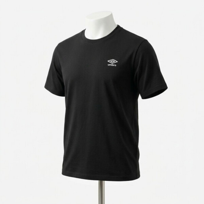[엄브로] 에센셜 스몰로고 반팔 티셔츠 BLACK UR123CRS19 BLK0