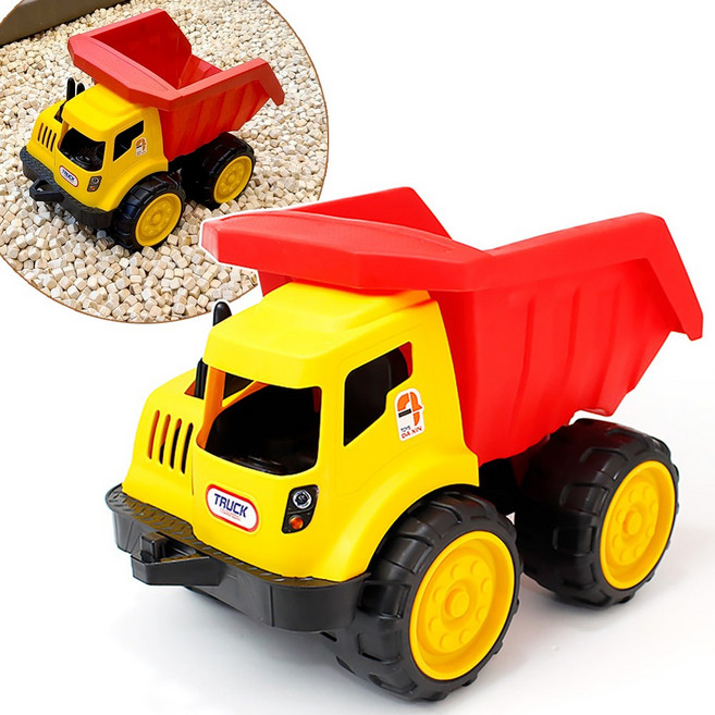 모래차 대형 34cm 모래놀이 중장비 자동차, 1개, 모래차덤프트럭(1955)
