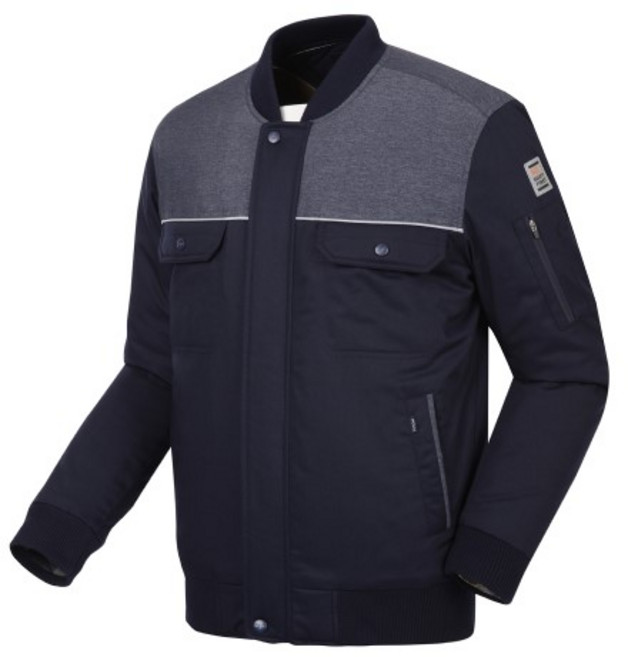 겨울작업복 파브안전복 WM-J1703 시보리자켓 패딩점퍼 보온 회사복 배달 건설 조선소