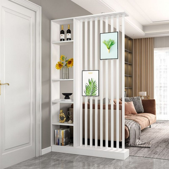 간살가벽 우드 주방 나무 파티션 공간분리 셀프, 화이트 120x24x200 화이트튜브, 모으다 120x24x200 흰색