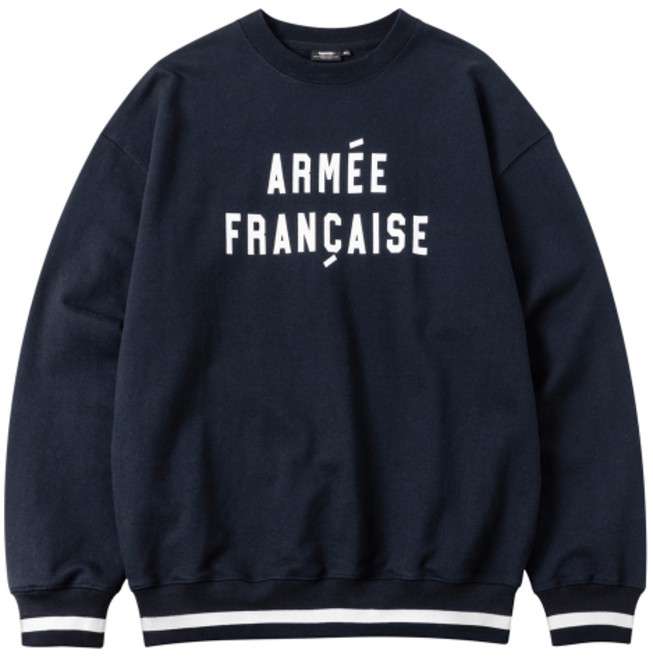 KANEITEI ARMEE FRANCAISE CREWNECK (NAVY)
