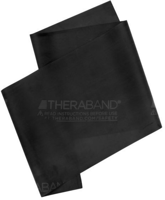 THERABAND 테라밴드 전문 라텍스 저항밴드 운동기구로서의 개별 6피트 탄성밴드 필라테스 집 운동 블랙 스페셜 헤비 어드밴스드 레벨 1, Black – Special Heavy - Level