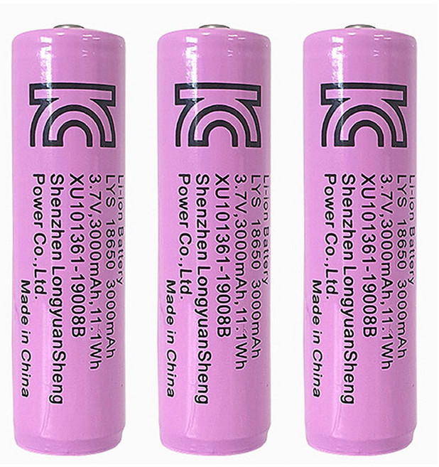 (포워드테크) 18650 배터리 리튬이온 충전지 배터리 KC인증 3000mAh 고출력 보호회로 3.7v 1개, 18650 - 3000mAh