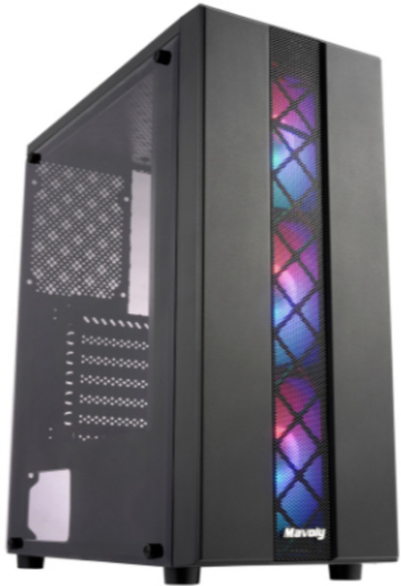 世全數位科技 Mavoly 3060 黑色 ATX 電腦機殼 優異散熱 輕鬆組裝, 1個