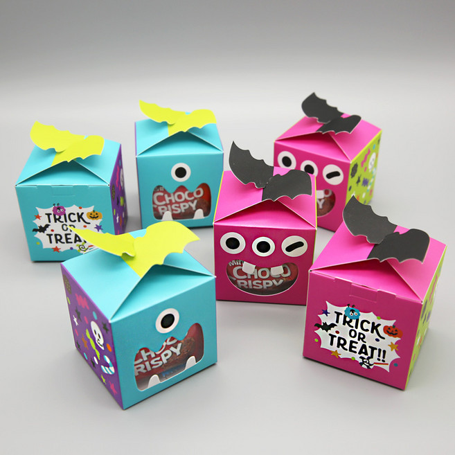 한봄 할로윈 사탕 몬스터 과자 상자 단체 행사 간식 꾸러미, 간식 11종 6세트, 6세트