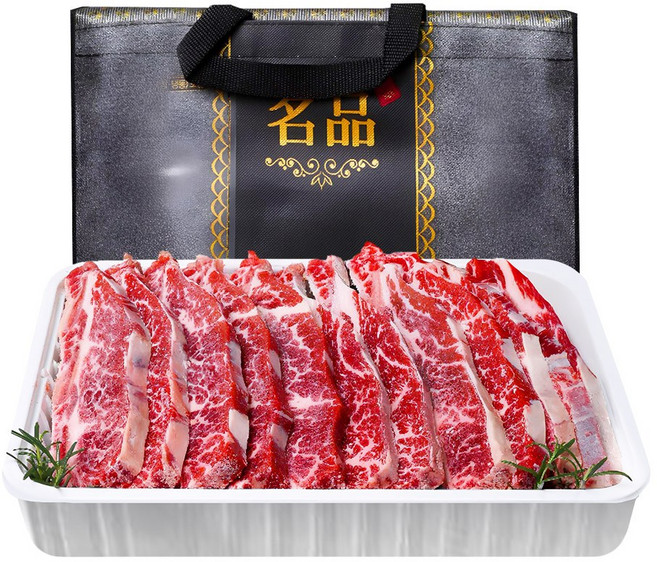 [프리미엄] 미국산 초이스 꽃갈비 LA갈비 선물세트 (10mm 구이용), 1세트, 5kg