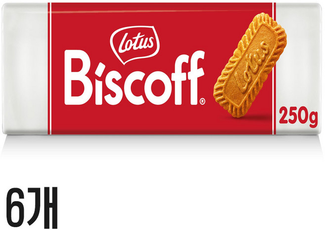 로투스 비스코프 비스켓, 250g, 6개