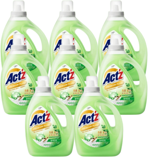 액츠 프리미엄플러스 유칼립 용기 2.7L x 8개