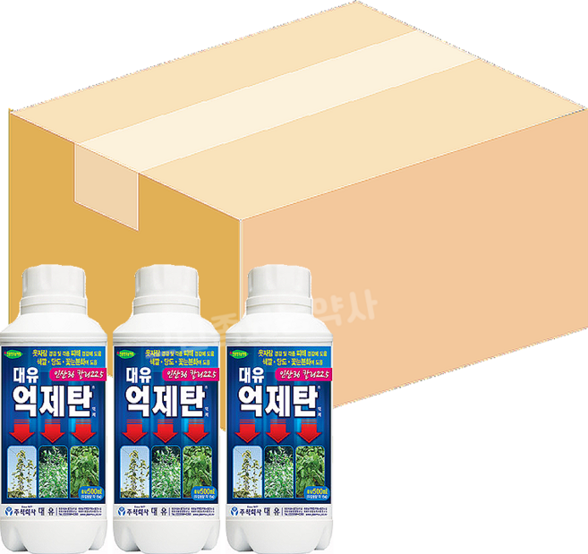 (1박스 20개) 대유 억제탄 500ml 웃자람 경감 인산 칼리 고구마 고추 열매 크기 증대 과실 균형 성장