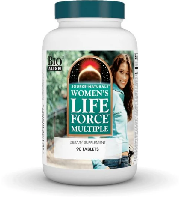 소스내츄럴스 Source Naturals Women's Life Force Multiple Daily Multivitamin & Health Supplement - 90 Ta, 1개, 90정 - 쿠팡