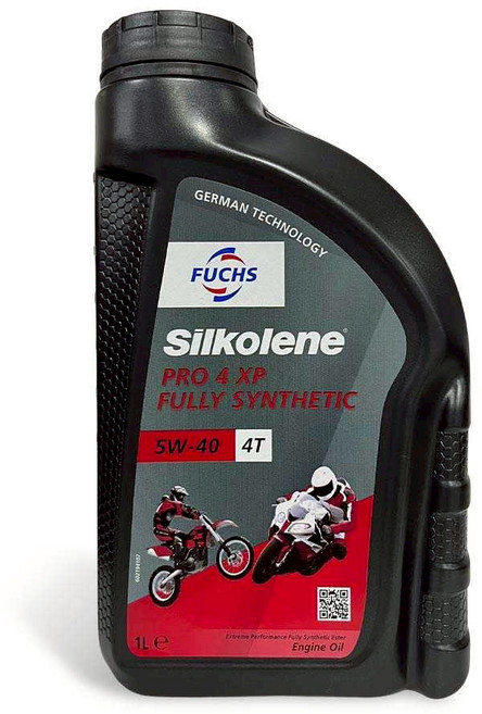 FUCHS 全合成 摩托車機油 提升引擎性能 降低油耗 德國技術, 1個, SILKOLENE PRO 4 XP 5W40