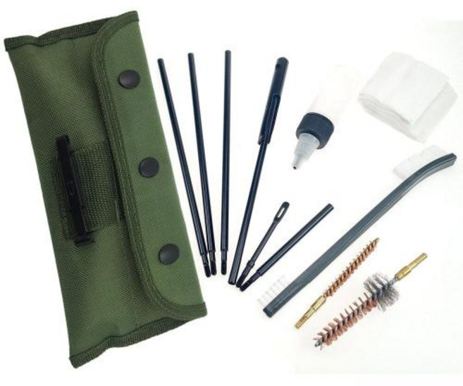 총기손질도구 꼬질대 10pcs ar-15m16 총 청소 키트 .22 22lr.223 556 라이플 총 브러쉬 세트 20-25 구경 청소 키트 총 액세서리 1세트