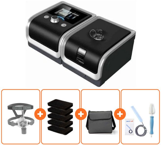 BMC G2 양압기 수면무호흡증 자동/수동 지원, 1개, G2+BMC N5 나잘마스크L