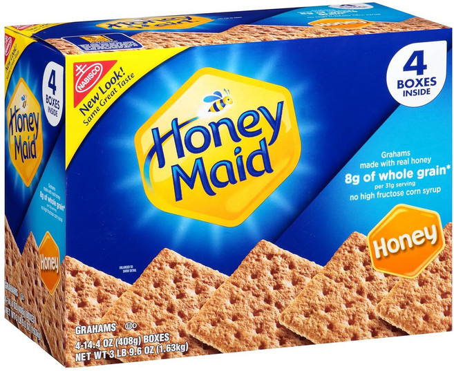 나비스코 허니 메이드 그레이엄 크래커 홀 그레인, 1개, 1.63kg