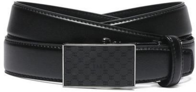 닥스 DAKS [선물포장] 블랙 DD 로고 버클 가죽 자동벨트 DBBE2F838 340344