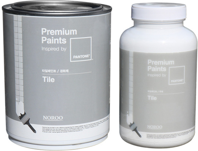 노루페인트 팬톤페인트 타일페인트 욕실페인트 화장실페인트 0.75L, 브라이트화이트, 750ml, 1개
