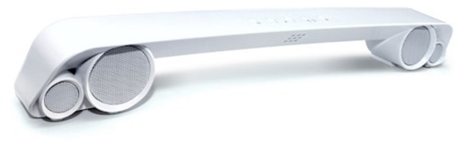 마이크로닉스 ROUND STUDIO 커브드 유무선 스피커, BT-1000 V2, 화이트