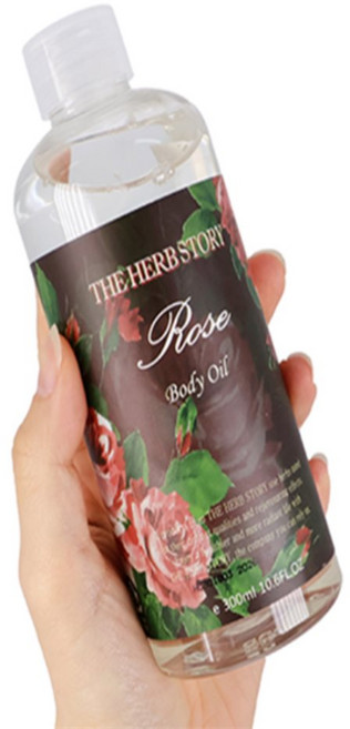 도하지몰 바디오일 300ml 릴렉싱오일, 로즈