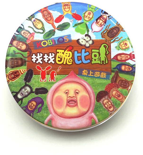 KOBITOS 找找醜比頭 桌上遊戲 繁體中文版, 1個, 1個