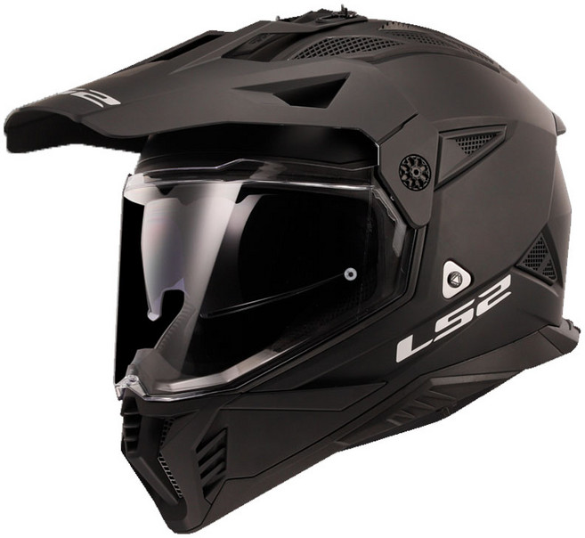 LS2 MX702 PIONEER II SOLID MATT BLACK 무광, M