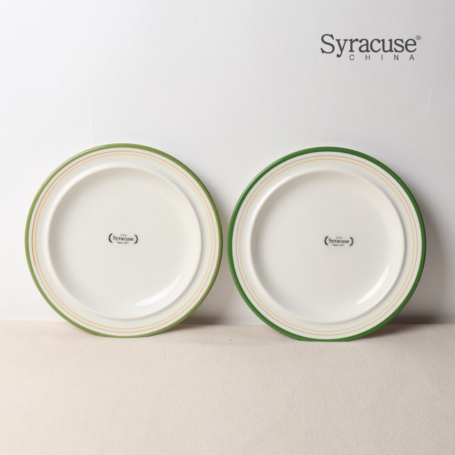 시라쿠스 메이플 접시 M, 코지그린, 2개