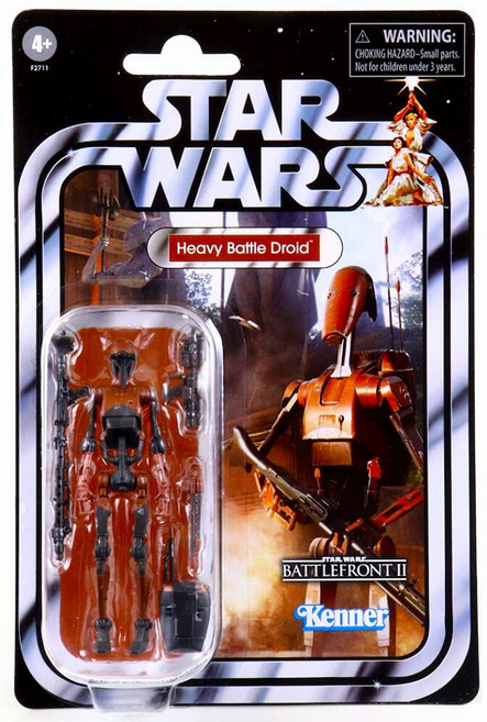 Star Wars 빈티지 컬렉션 9.5cm(3.75인치) 기본 피규어 VC193 배틀 프론트 II 헤비 드로이드/스타워즈 2021 게이밍 그레이트, Star Wars 빈티지 컬렉션 9.5cm(3.75인치, 1개