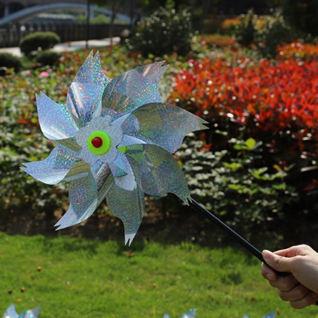 비둘기 참새 까지 조류 퇴치 바람개비 허수아비 농작물 논 밭 보호 새쫒기 새퇴치 용품 도구, 1개