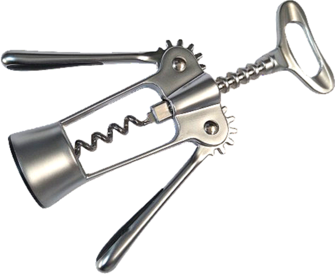 [유월] 프리미엄 수동와인오프너, 실버, 1개