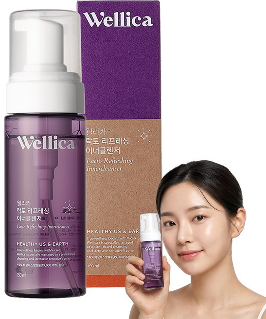웰리카 이너클렌저 여성청결제 Y존케어, 150ml, 1개