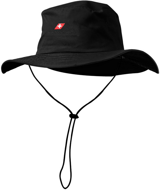 스위스마운틴 썬블럭 등산모자, 블랙
