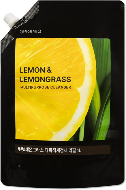 오리지니크 천연 레몬그라스 다목적세정제 리필용 1L / 기름때제거 인덕션 렌지 후드청소, 1개