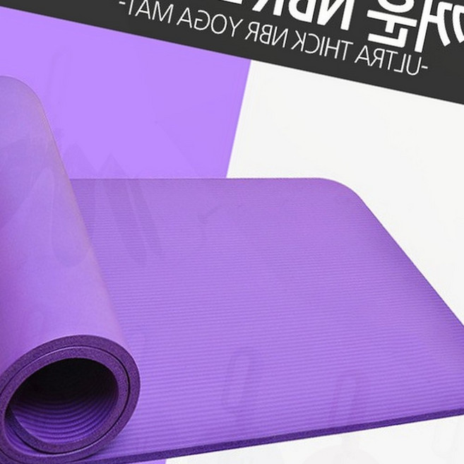 NBR 두꺼운 요가매트 필라테스 홈트 스트레칭 25mm, 1개, 30mm(블루)