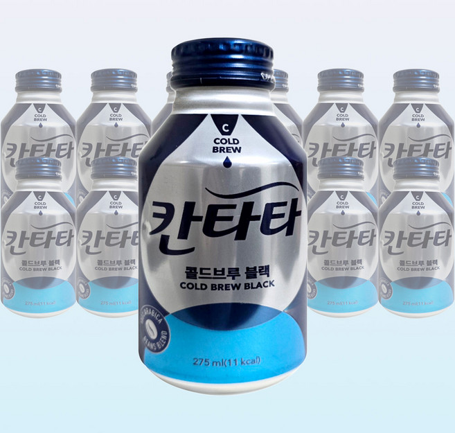 칸타타 콜드브루블랙 275ml 12입, 12개