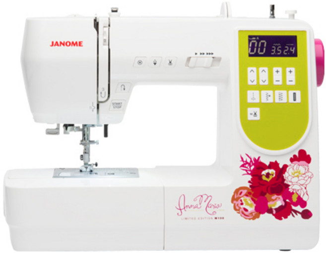 JANOME 車樂美 M100 電腦縫紉機 Anna Maria 限定版, 1個