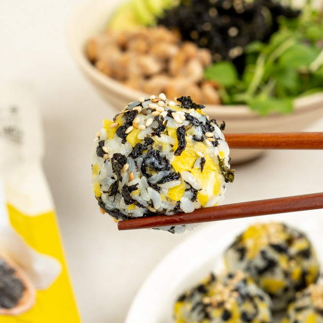 싸리재 유기원초로 만든 유기농 돌김자반 50g 아이반찬 유기농 김가루, 1개