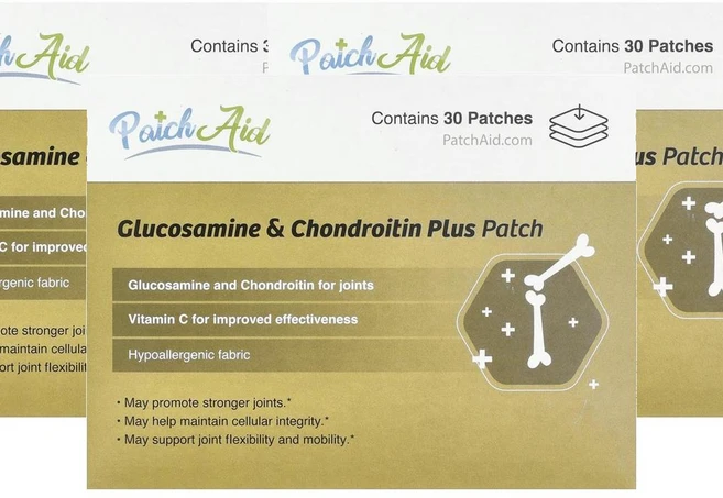 패치에이드 글루코사민 & 콘드로이친 플러스 패치 PatchAid Glucosamine & Chondroitin Plus Patch 30정, 3개 - 쿠팡
