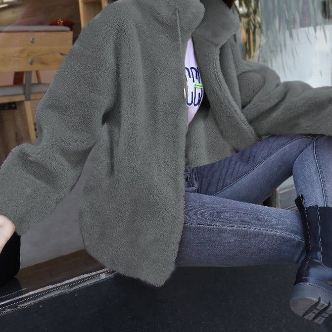 로렌미 칼튼 페이크퍼 집업 점퍼 S250908FW-7