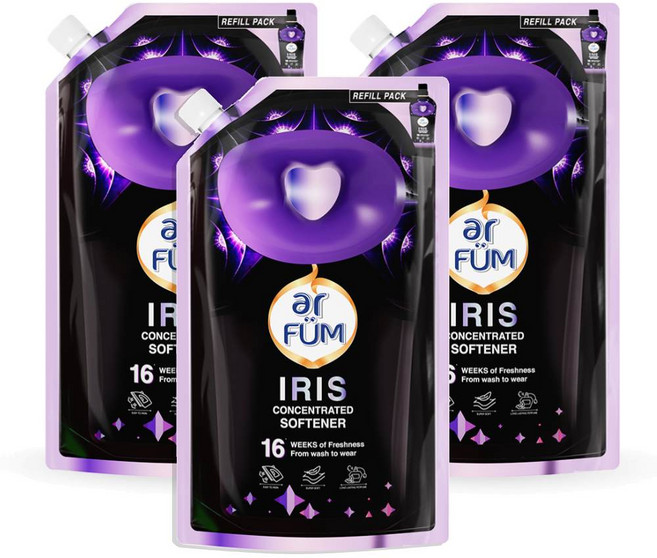 아로퓸 느와르 시크릿 가든 섬유유연제 로맨틱 아이리스 530ml, 3개