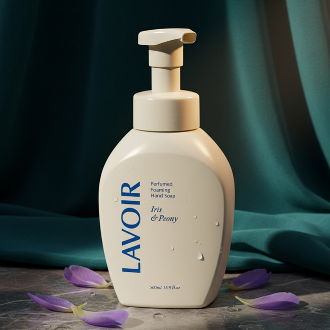 라브아 포밍 핸드워시 아이리스앤피오니, 500ml, 1개