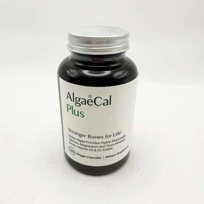 AlgaeCal 알가지칼 플러스 미네랄 캡슐 뼈 건강 보조 - 120정 대용량 포장 118198, 1