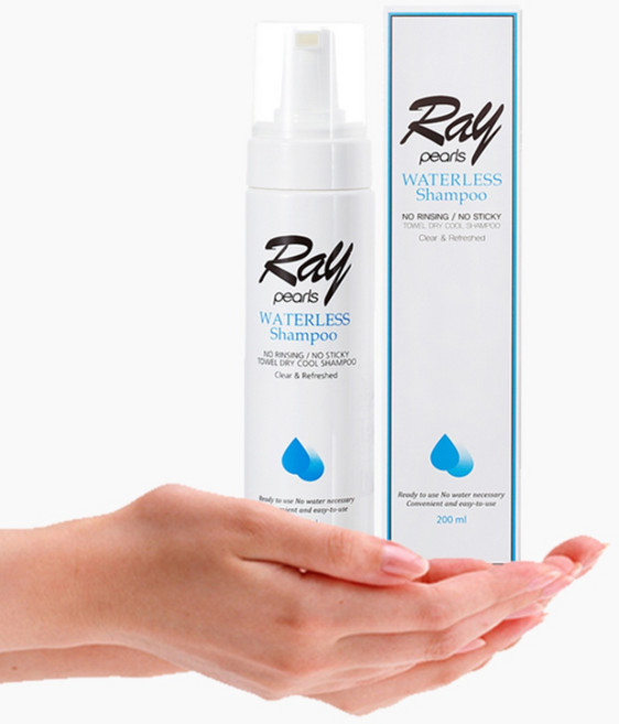 휴대용 물없이 샴푸 저자극 드라이샴푸 캠핑용 200ml, 1